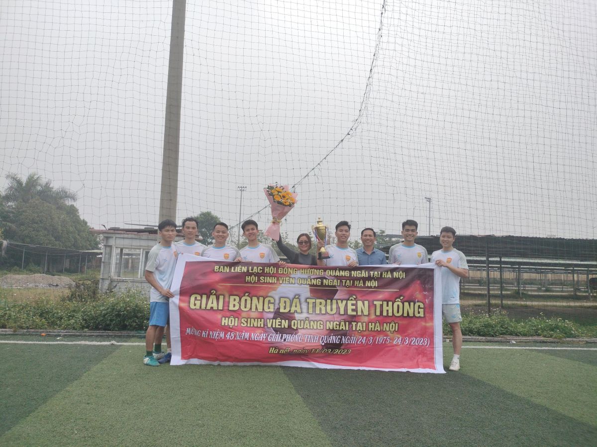 Giải bóng đá truyền thống năm 2023 của Sinh viên Quảng Ngãi tại Hà Nội